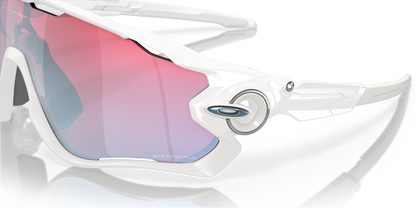 Oakley Sunglass Jawbreaker™ Prizm™ Snow Collection prizm snow sapphire Lenses,  polished white Frame