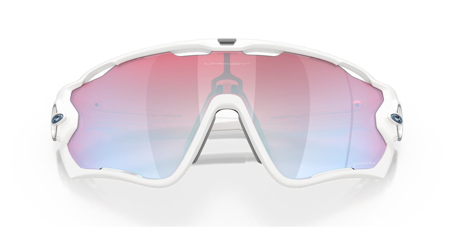 Oakley Sunglass Jawbreaker™ Prizm™ Snow Collection prizm snow sapphire Lenses,  polished white Frame
