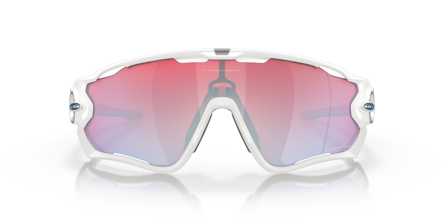 Oakley Sunglass Jawbreaker™ Prizm™ Snow Collection prizm snow sapphire Lenses,  polished white Frame
