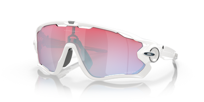 Oakley Sunglass Jawbreaker™ Prizm™ Snow Collection prizm snow sapphire Lenses,  polished white Frame