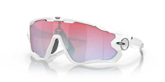 Oakley Sunglass Jawbreaker™ Prizm™ Snow Collection prizm snow sapphire Lenses,  polished white Frame