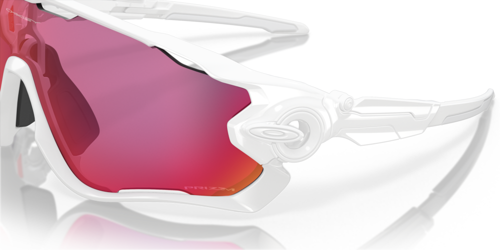 Oakley Jawbreaker Polished White Frame with Prizm Road Lenses