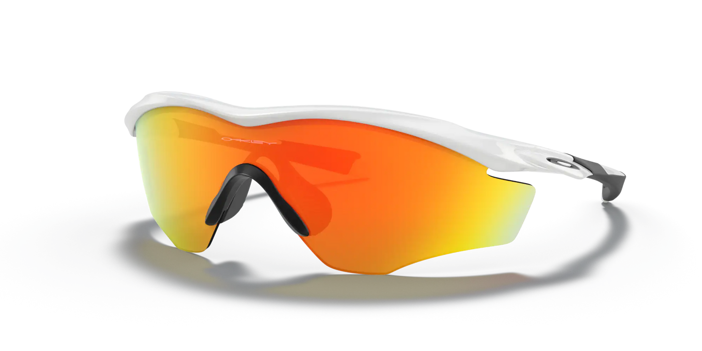 Oakley M2 Frame XL polished white fire iridium