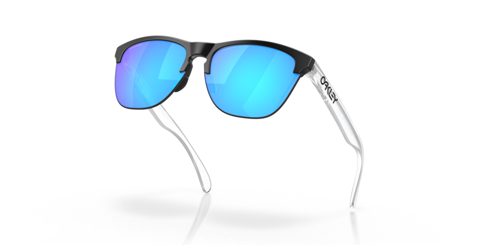 Oakley sunglass Frogskins™ Lite prizm sapphire Lenses with matte black Frame