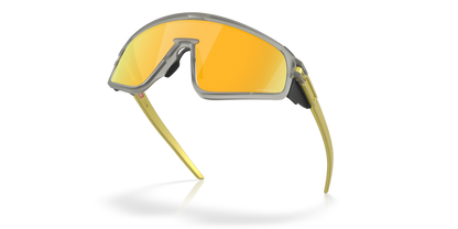 Oakley Sunglass Latch™ Panel Alloy Collection prizm 24k Lenses with matte grey ink Frame