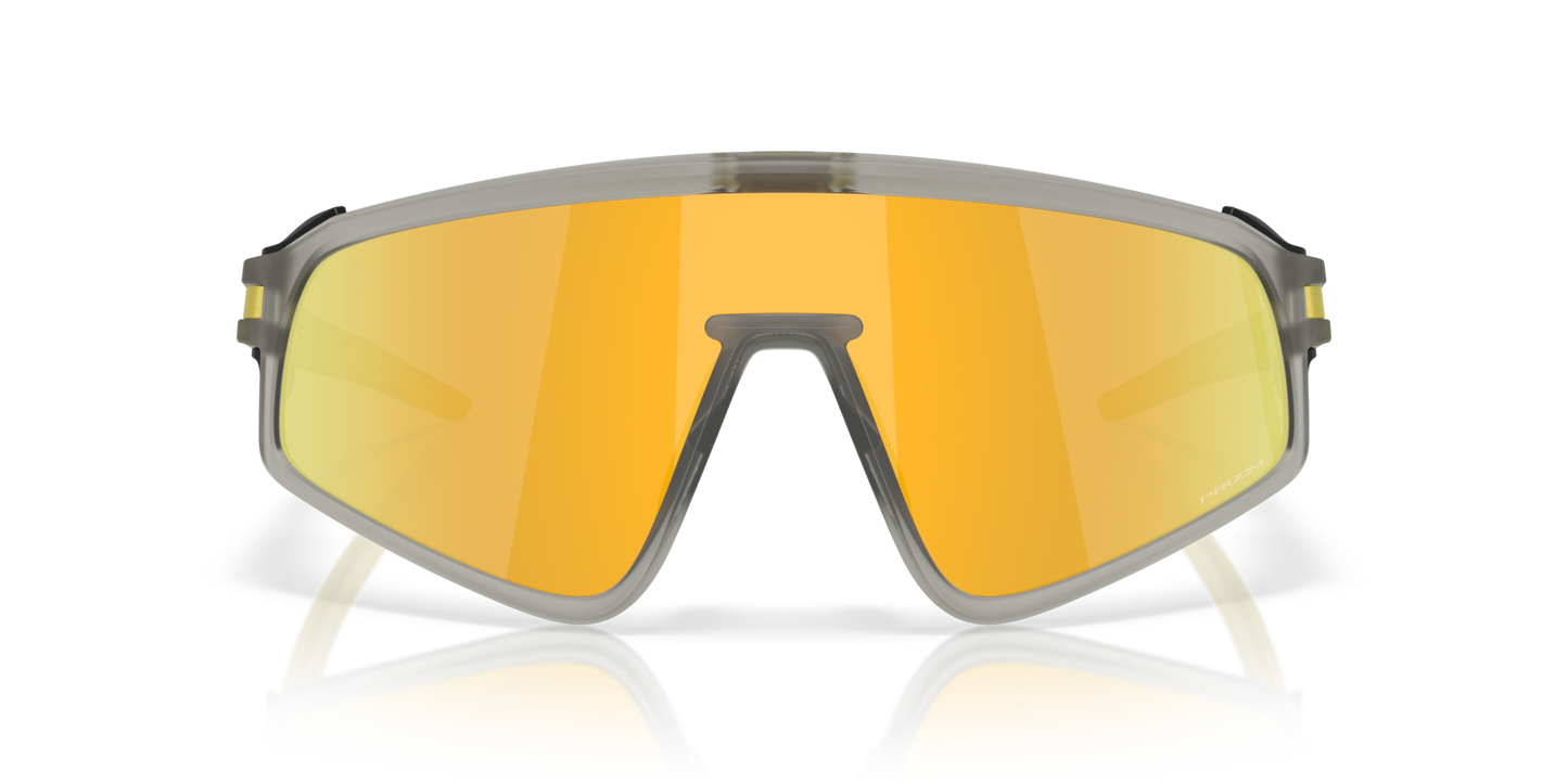 Oakley Sunglass Latch™ Panel Alloy Collection prizm 24k Lenses with matte grey ink Frame