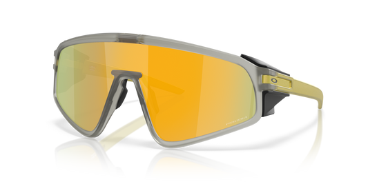 Oakley Sunglass Latch™ Panel Alloy Collection prizm 24k Lenses with matte grey ink Frame