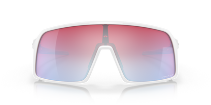 Oakley Sunglass Sutro prizm snow sapphire Lenses with polished white Frame