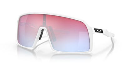 Oakley Sunglass Sutro prizm snow sapphire Lenses with polished white Frame