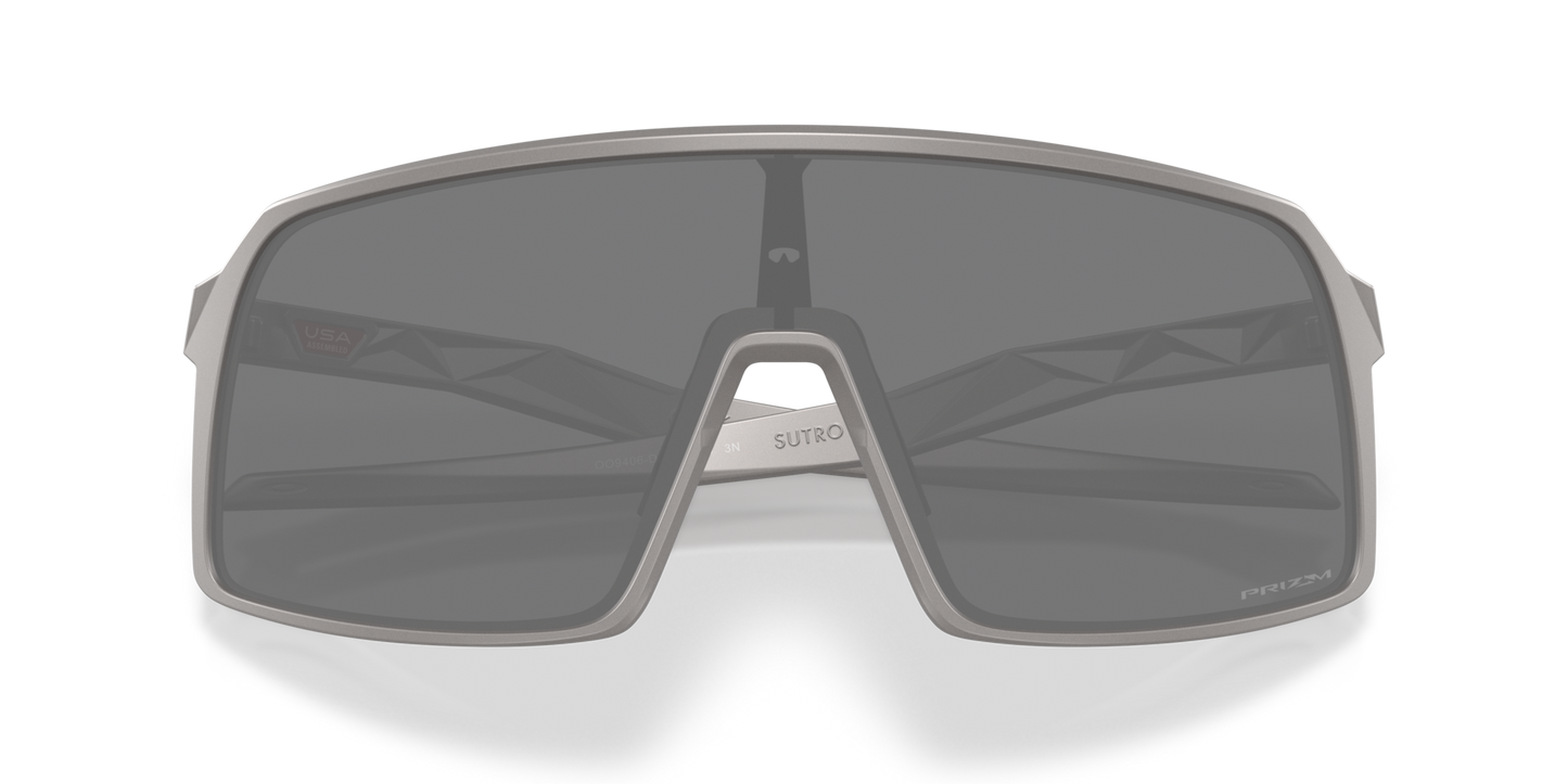 Oakley Sunglass Sutro Alloy Collection prizm black Lenses With titanium Frame