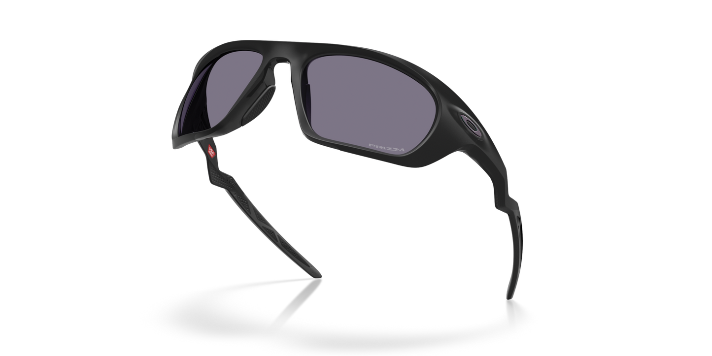 Oakley Sunglass Lateralis )prizm grey Lenses With matte black ink Frame