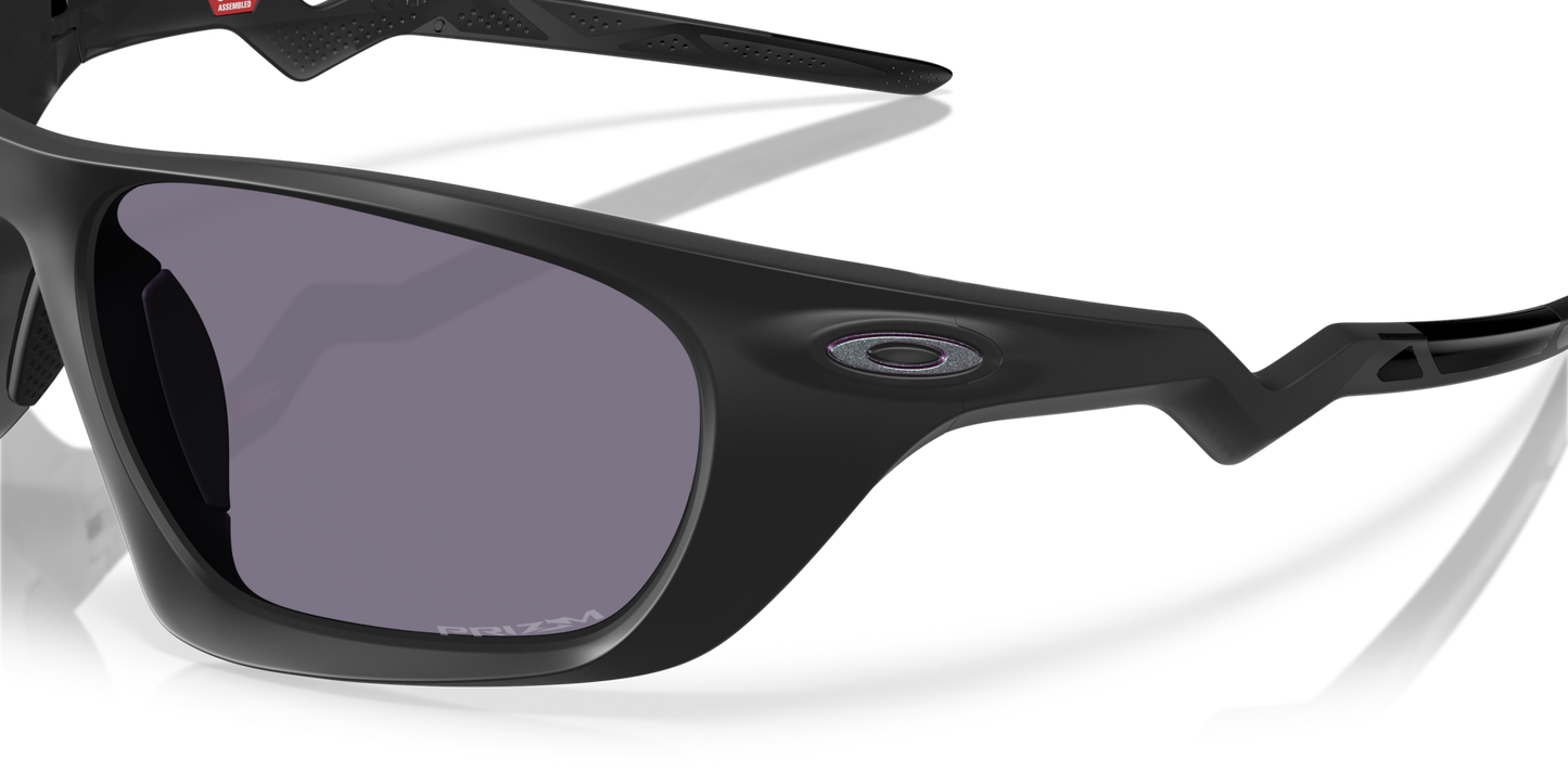 Oakley Sunglass Lateralis )prizm grey Lenses With matte black ink Frame
