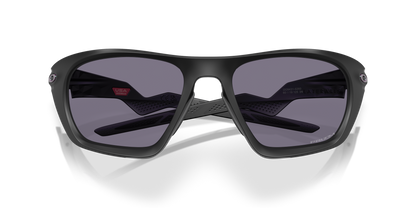 Oakley Sunglass Lateralis )prizm grey Lenses With matte black ink Frame
