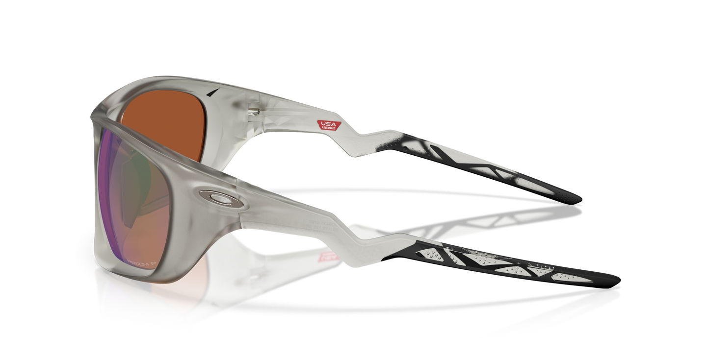 Oakley Sunglass Lateralis prizm shallow water polarized Lenses With matte grey ink Frame