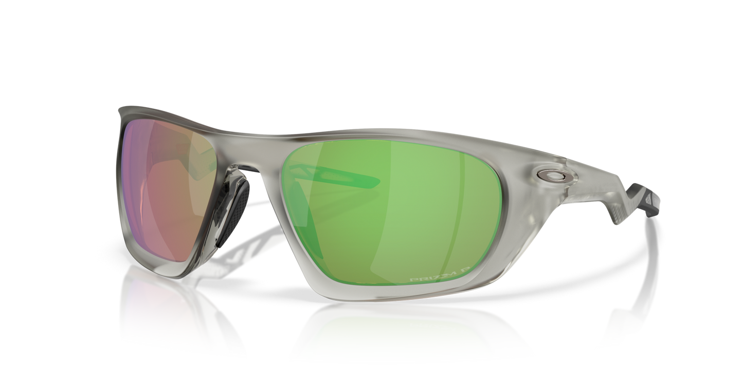 Oakley Sunglass Lateralis prizm shallow water polarized Lenses With matte grey ink Frame