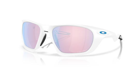 Oakley Sunglass Lateralis prizm snow sapphire Lenses,  matte white Frame