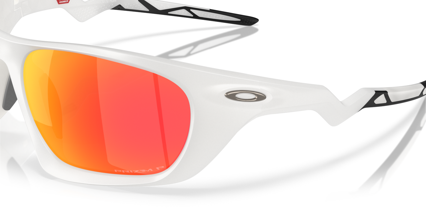 Oakley Sunglass Lateralis Seek Collection prizm ruby polarized Lenses with  matte vapor Frame