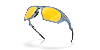 Oakley Sunglass Lateralis Polaris Collection prizm 24k polarized Lenses,  matte transparent abyss Frame