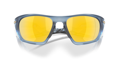 Oakley Sunglass Lateralis Polaris Collection prizm 24k polarized Lenses,  matte transparent abyss Frame