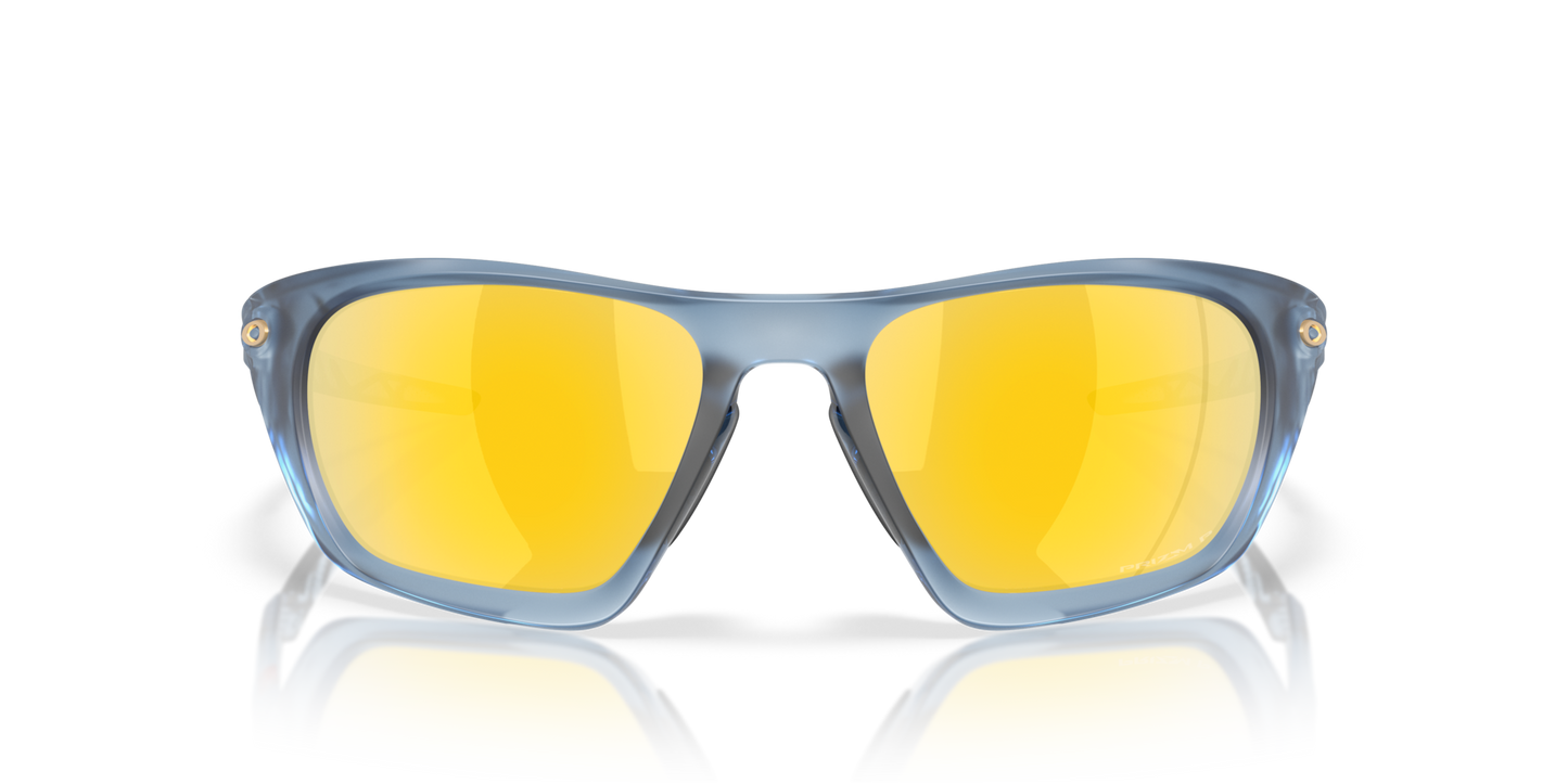 Oakley Sunglass Lateralis Polaris Collection prizm 24k polarized Lenses,  matte transparent abyss Frame