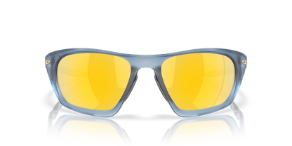 Oakley Sunglass Lateralis Polaris Collection prizm 24k polarized Lenses,  matte transparent abyss Frame