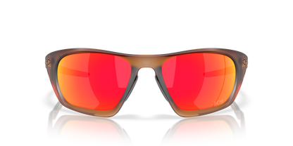 Oaakley Sulglass Kylian Mbappé Signature Series Lateralis prizm ruby Lense with matte dark amber Frame