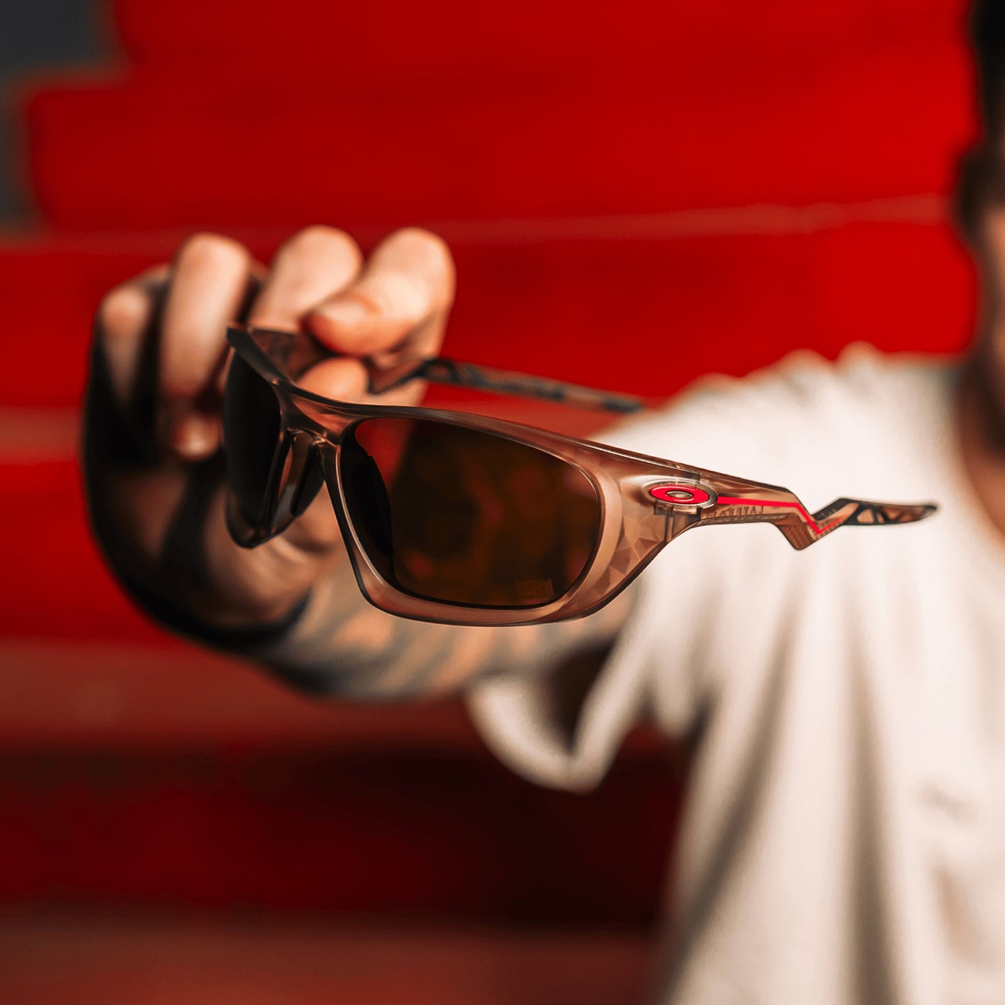 Oakley Lateralis Fabio Quartararo Signature Series prizm tungsten Lenses, matte sepia Frame