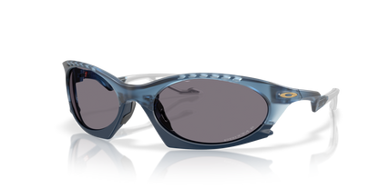 Oakley Sunglass Plantaris Polaris Collection prizm grey polarized Lenses,  matte transparent abyss Frame