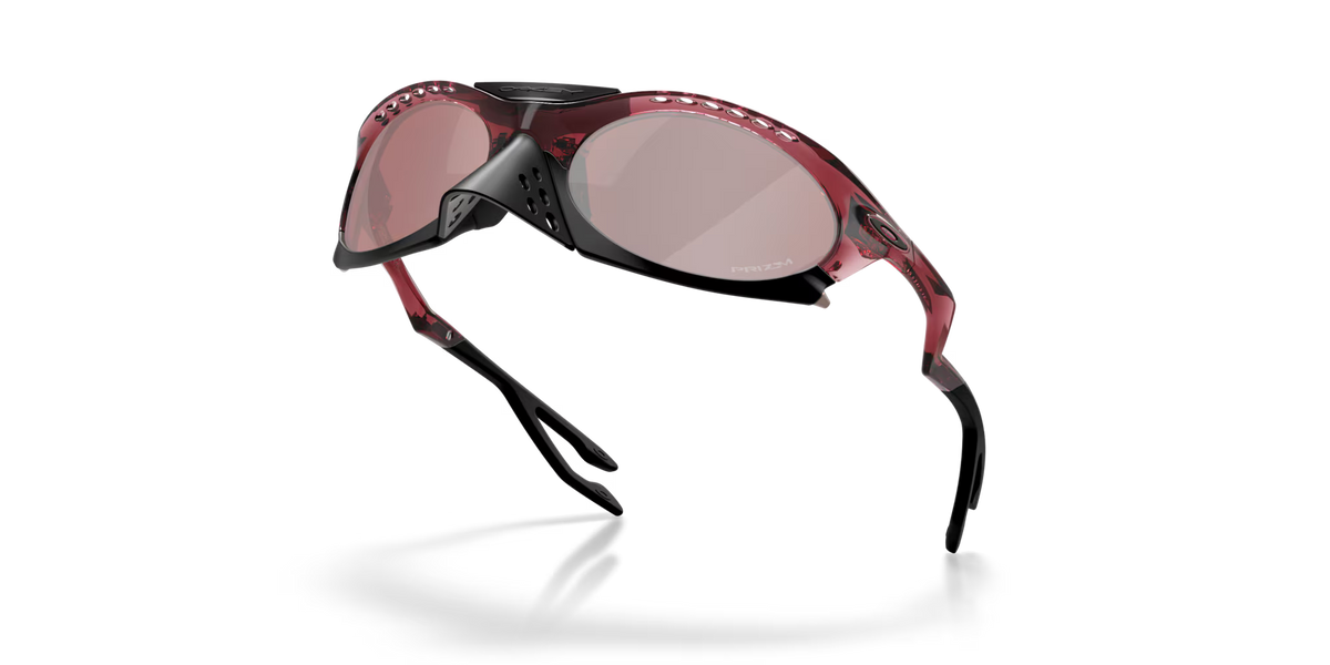 Oakley Plantaris Basecamp Collection prizm snow black iridium Lenses,  transparent iron red Frame
