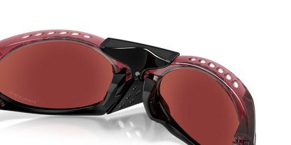 Oakley Plantaris Basecamp Collection prizm snow black iridium Lenses,  transparent iron red Frame