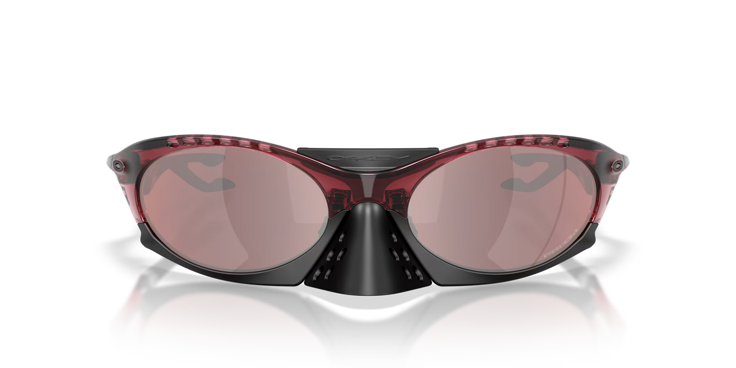 Oakley Plantaris Basecamp Collection prizm snow black iridium Lenses,  transparent iron red Frame