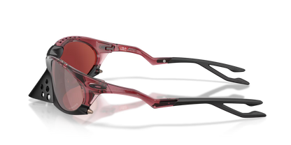Oakley Plantaris Basecamp Collection prizm snow black iridium Lenses,  transparent iron red Frame