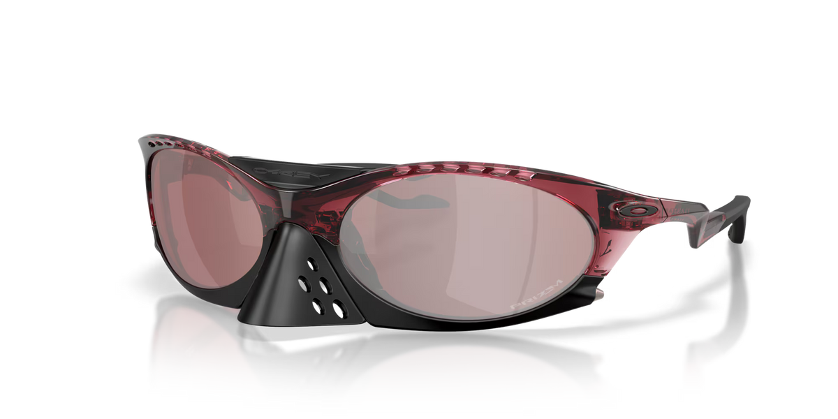 Oakley Plantaris Basecamp Collection prizm snow black iridium Lenses,  transparent iron red Frame