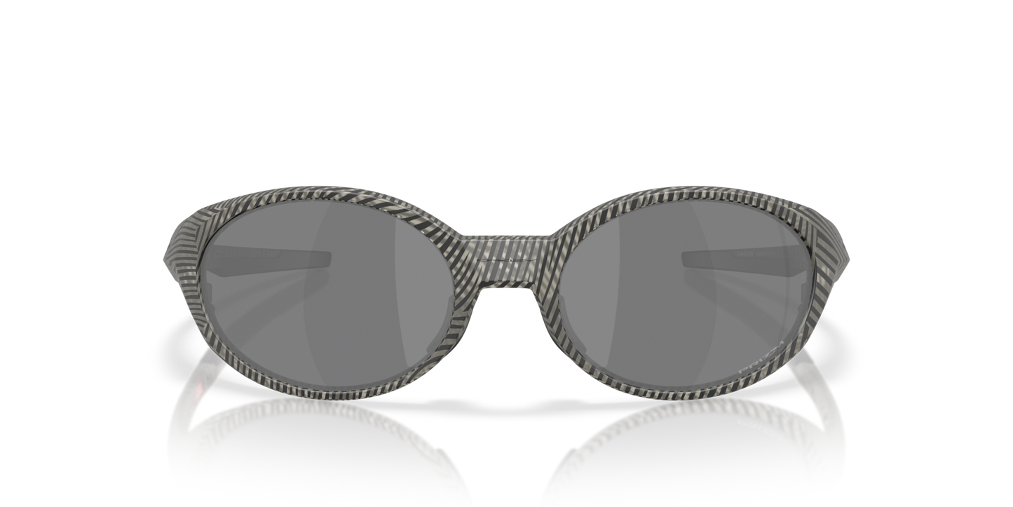 Oakley Sunglass Eye Jacket™ Redux prizm black Lenses With matte grey ink fingerprint Frame