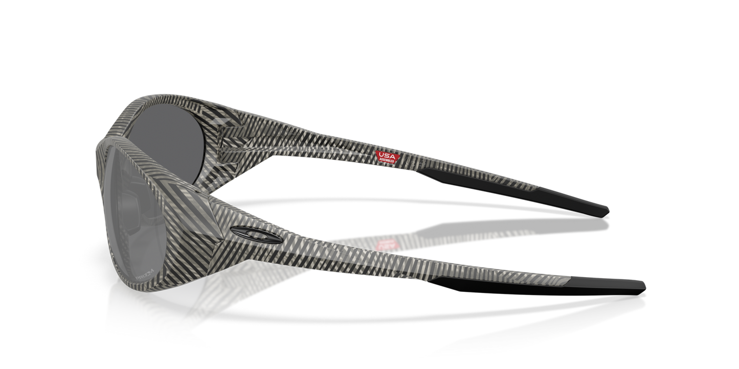 Oakley Sunglass Eye Jacket™ Redux prizm black Lenses With matte grey ink fingerprint Frame