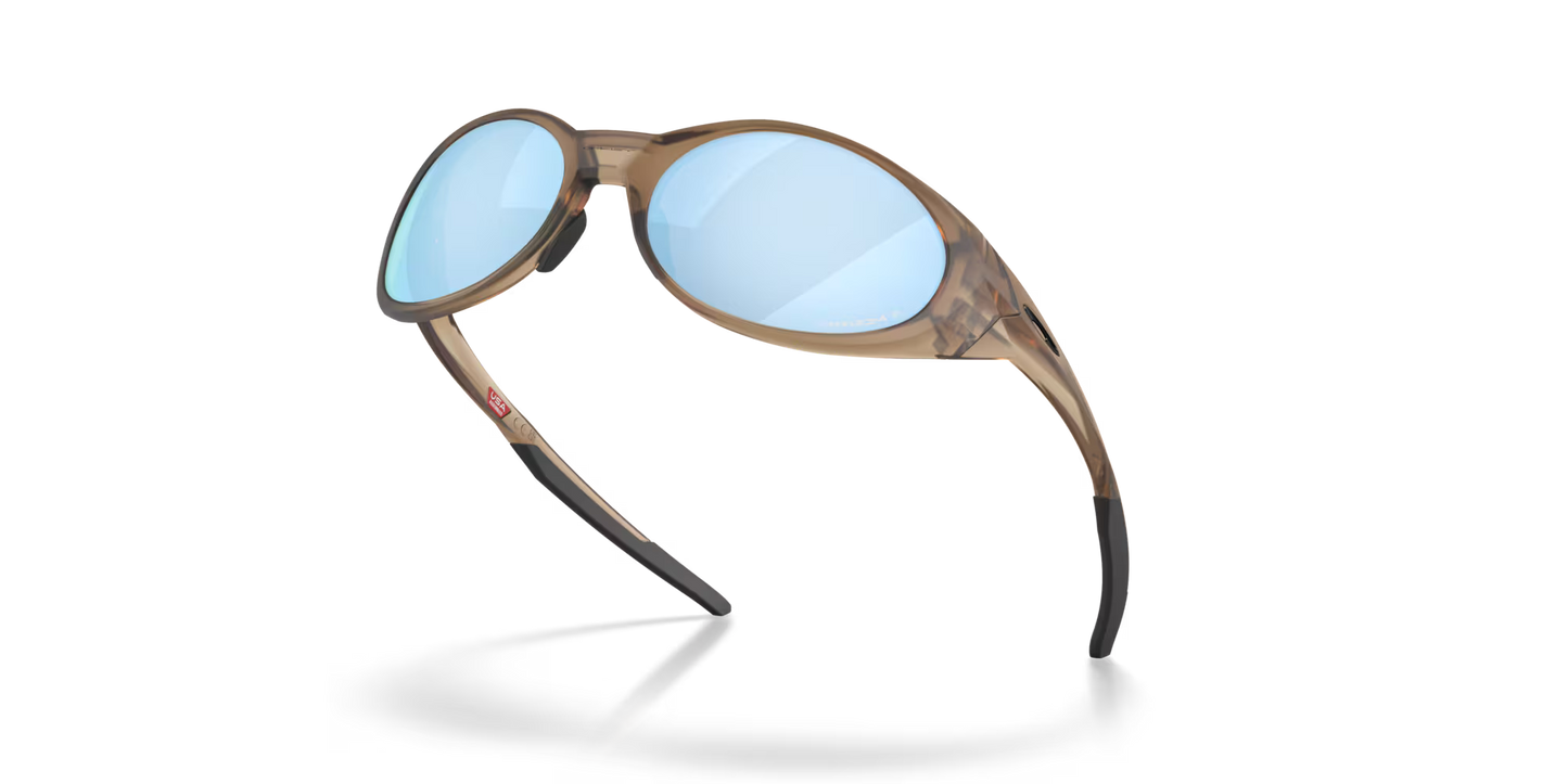 Oakley Eye Jacket Redux prizm deep water polarized Lenses,matte brown smoke Frame