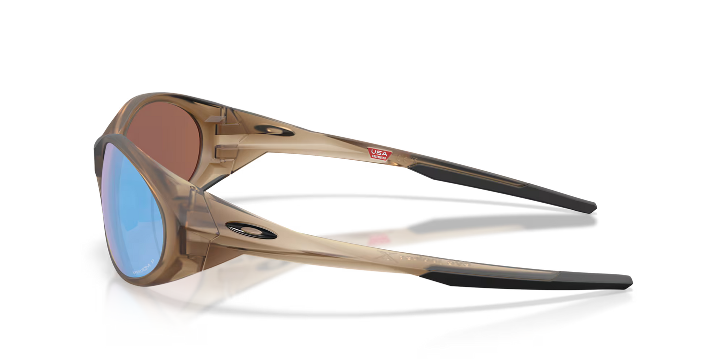 Oakley Eye Jacket Redux prizm deep water polarized Lenses,matte brown smoke Frame