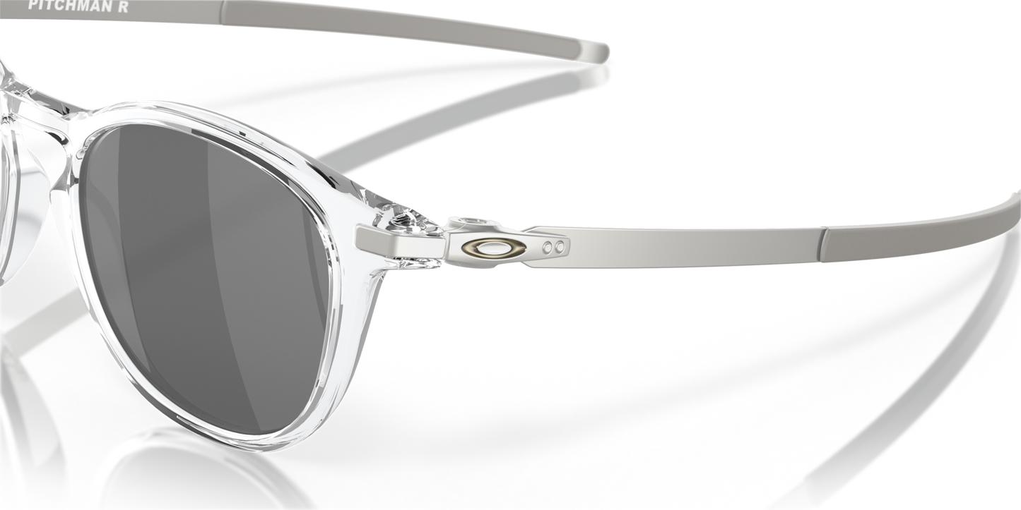Oakley Sunglass Pitchman™ R prizm black Lenses,  polished clear Frame