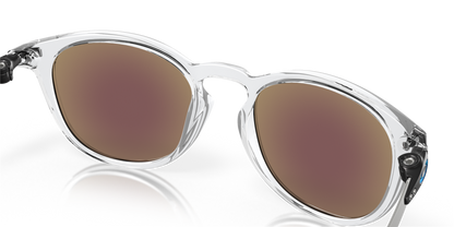 Oakley Sunglass Pitchman™ R prizm sapphire Lenses,  polished clear Frame