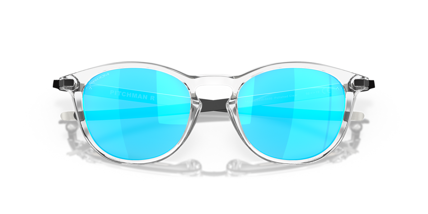 Oakley Sunglass Pitchman™ R prizm sapphire Lenses,  polished clear Frame