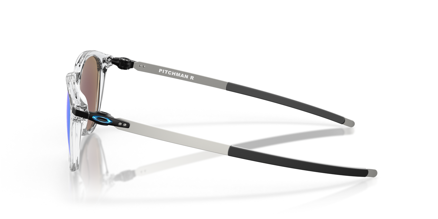 Oakley Sunglass Pitchman™ R prizm sapphire Lenses,  polished clear Frame