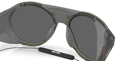Oakley Sunglass Clifden Latitude Collection prizm black polarized Lenses with matte olive ink Frame