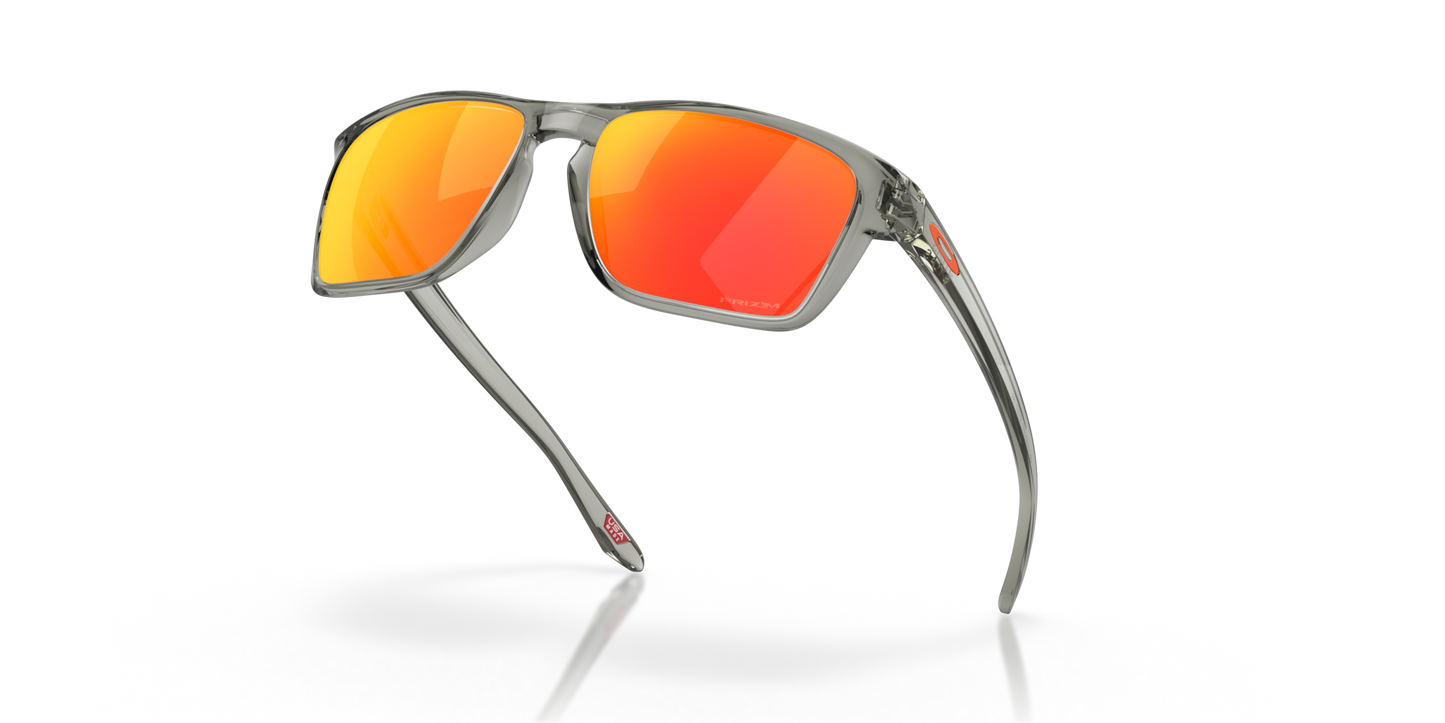 Oakley Sunglass Sylas prizm ruby Lenses,  grey ink Frame