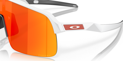 Oakley Sunglass Sutro Lite prizm ruby Lenses With matte white Frame