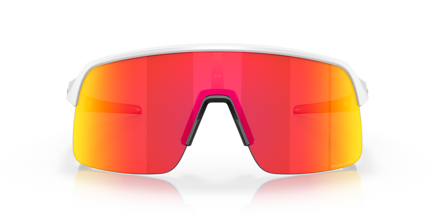 Oakley Sunglass Sutro Lite prizm ruby Lenses With matte white Frame