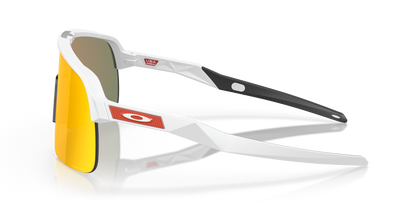 Oakley Sunglass Sutro Lite prizm ruby Lenses With matte white Frame