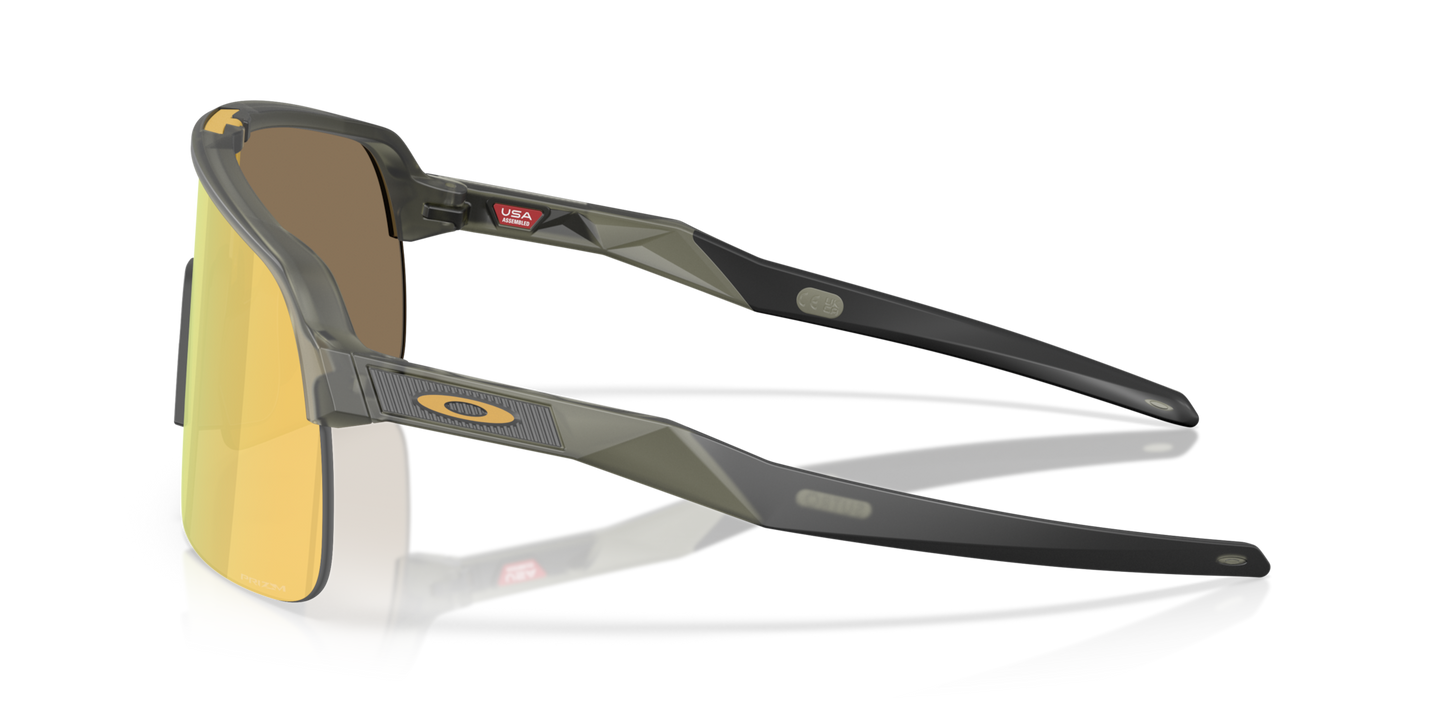 Oakley Sunglass Sutro Lite Latitude Collection prizm 24k Lenses,  transparent olive ink Frame