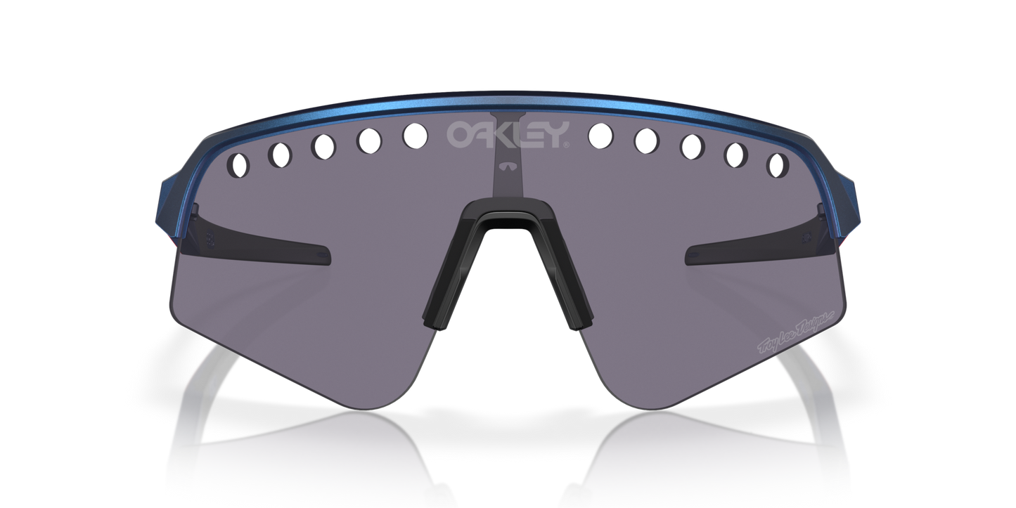 Oakley Sunglass Sutro Lite Sweep Troy Lee Designs Series prizm grey Lenses,  troy lee designs blue colorshift Frame