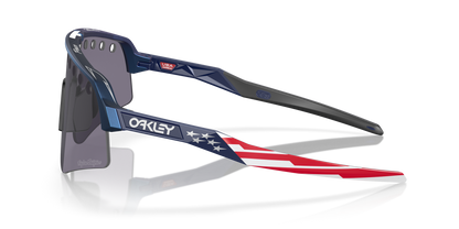 Oakley Sunglass Sutro Lite Sweep Troy Lee Designs Series prizm grey Lenses,  troy lee designs blue colorshift Frame