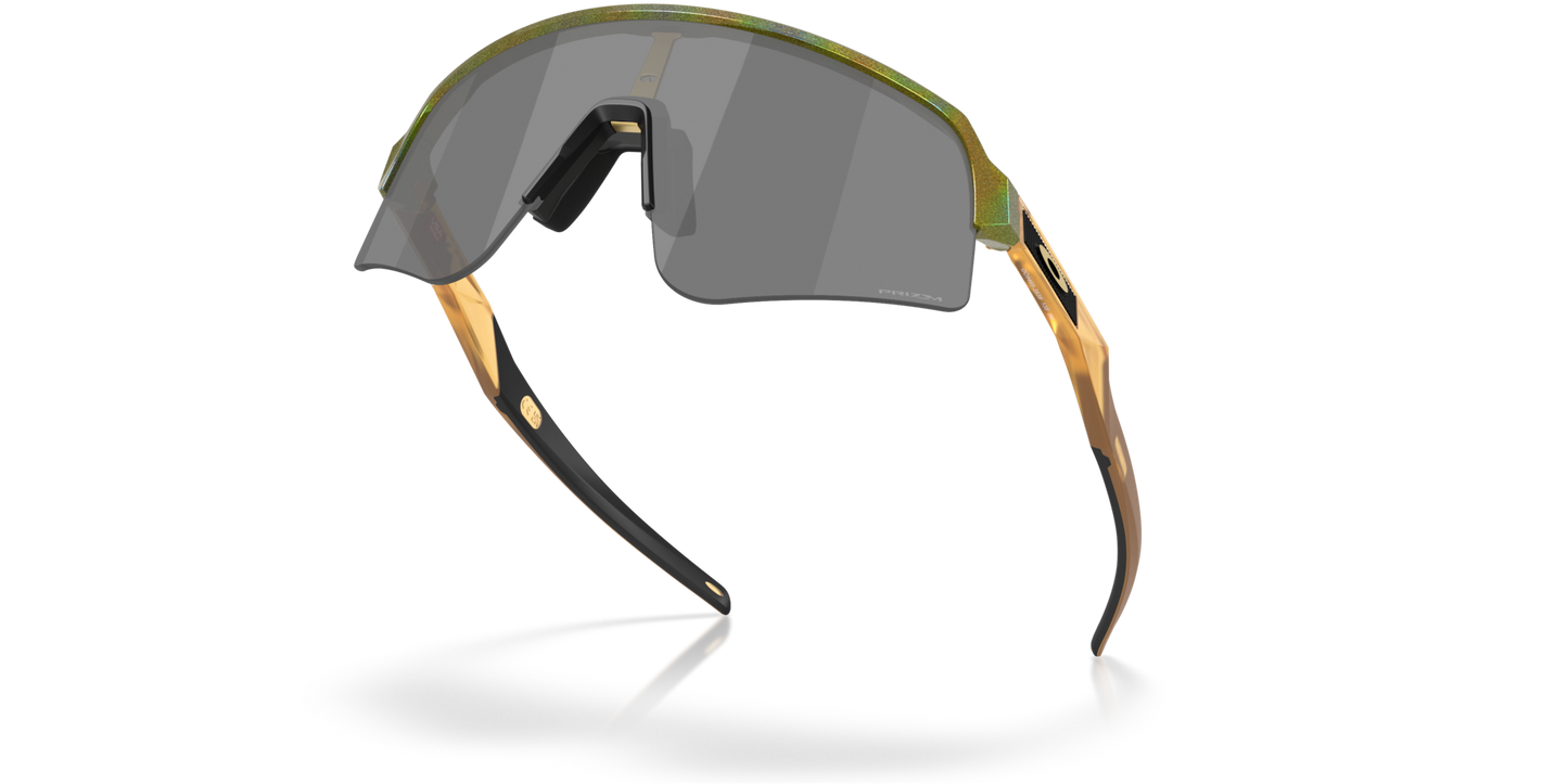 Oakley Sunglass Sutro Lite Sweep Polaris Collection prizm black Lenses With fern spacedust Frame
